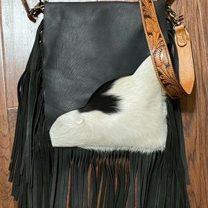 Beautiful American Darling cowhide crossbody!